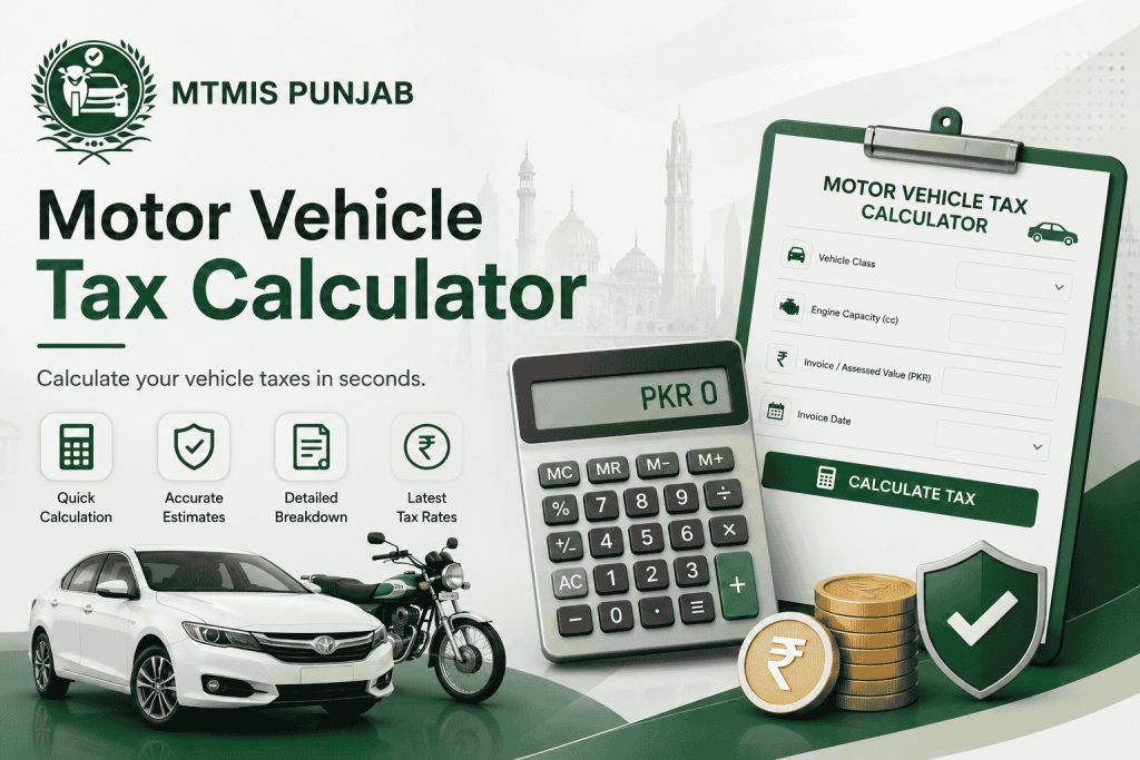 motor vehicle tax calculator